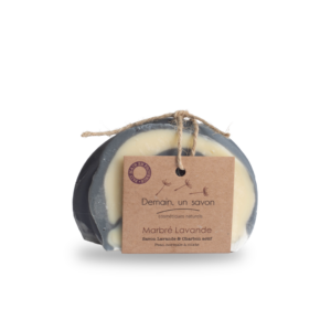 Savon Marbré Lavande – Douceur et relaxation à l’huile essentielle de lavande - Demain Un Savon