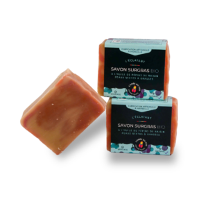 Savon surgras BIO L’Éclatant - Nettoyant Purifiant pour Peaux Mixtes à Grasses - L'Orée du Sud