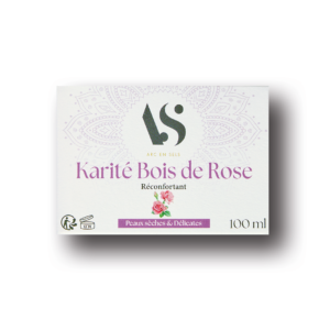 Beurre de Karité au Bois de Rose – Douceur florale et action réparatrice